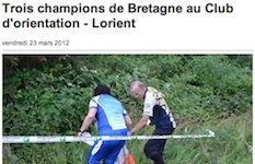 Trois champions de Bretagne au club d'orientation - Lorient