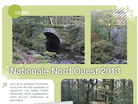 Nationale Nord-Ouest 2013 en Bretagne annoncée dans CO mag